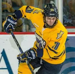 No.  15 Quinnipiac Opens Season With 5-3 Win Against Bentley In Front Of Sell-Out Crowd of 3, 420 At High Point Solutions Arena Image