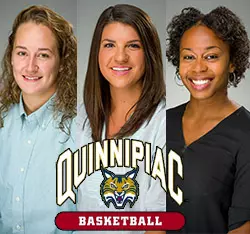 QU Women's Basketball Names Gillian Abshire, Samantha Guastella and Jasmine Martin Tri-Captains for 2014-15 Season Image