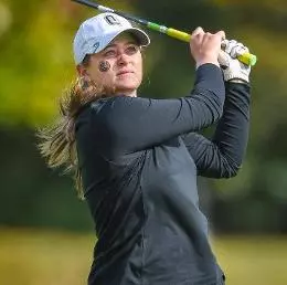 QU Women's Golf's Nicole Scola In 1st Place Through Quinnipiac Classic's First Day Image