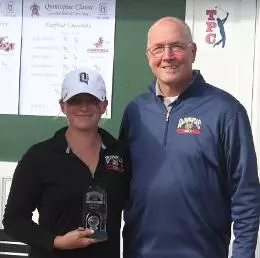 Nicole Scola Sets QU Women's Golf 36-Hole Tournament Record in First Place Finish at Quinnipiac Classic Image