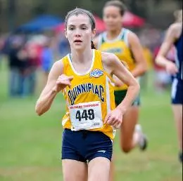 Niamh Ashe Leads QU Women's Cross Country to 7th Place (out of 20) at CCSU Mini Meet Image