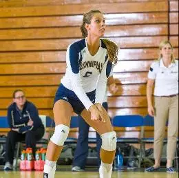 QU Women's Volleyball Falls to Saint Peter's, 3-0 Image