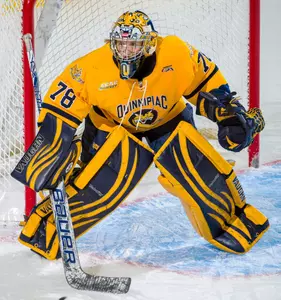 No. 10 QU Women's Ice Hockey Shuts Out UConn, 3-0, in Season Opening Victory Image