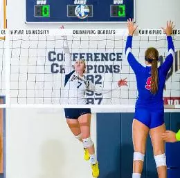 QU Women's Volleyball Falls to MAAC Preseason Favorite Marist 3-0 Image