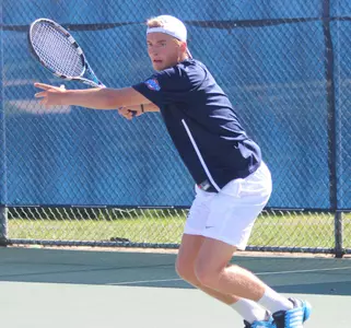 QU Men's Tennis Remains Unbeaten, Sweeps UConn in Non-Conference Match Image