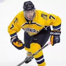 Sam Anas' OT Winner Gives No. 14 QU Men's Ice Hockey 3-2 Win At St. Lawrence Image