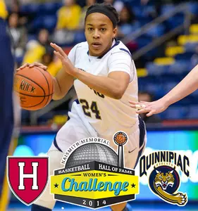 QU Women's Basketball Kicks Off 2014 Hall of Fame Women's Challenge Against Harvard Image