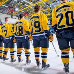Online Auction For Game-Worn QU Men's Ice Hockey Jerseys To Benefit RettSyndrome.org Extended Through Sunday, Dec. 7 Image