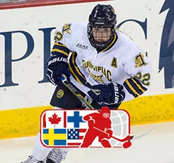 QU Women's Ice Hockey Senior Shiann Darkanglelo Scores, United States Falls to Canada in Four Nations Cup Image