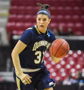 QU Women's Basketball Pulls Out Thrilling Victory in Final Minutes, 66-62, Over Albany Image
