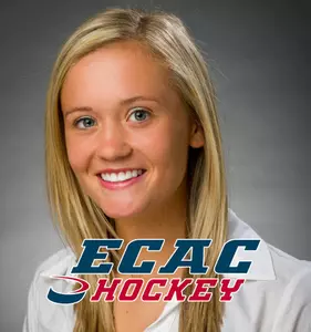 No. 4/4 QU Women's Ice Hockey Senior Goaltender Chelsea Laden Named ECAC Goaltender of the Month Image
