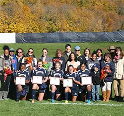 QU Women's Rugby Falls to Penn. State in ACRA National Semifinals, 35-12 Image