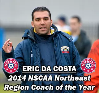 Head Coach Eric Da Costa Named NSCAA Northeast Region Coach of the Year Image