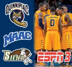 Men's Basketball Home Finale: Quinnipiac vs. Siena - Thursday, Feb. 27, 2014 at 8:30 PM Live on ESPN3 Image