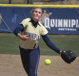 QU Softball Swept in 2014 Season Opener Against Oakland (7-1) and Campbell (10-6) Image