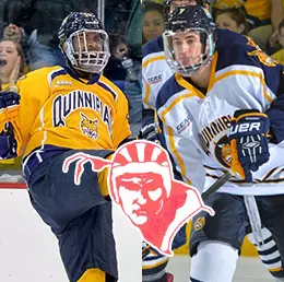 Quinnipiac Men's Ice Hockey's Samuels-Thomas, Anas Named Semifinalists For Walter Brown Award Image