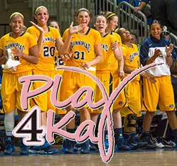 Quinnipiac Women's Basketball To 'Play 4 Kay' On Sunday, Feb. 9 at 1 PM; $1 Ticket Special To Fans That Wear Pink Image