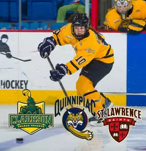 No. 8/9 Women's Ice Hockey Ships to Upstate New York for Matchups Against No. 3 Clarkson and St. Lawrence Image