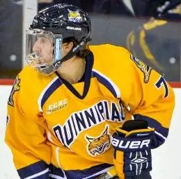 Bobcats Freshman Sam Anas Featured On 'This Week In ECAC Hockey' Image