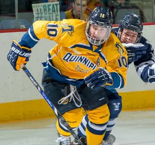 No. 5 Quinnipiac Men's Ice Hockey Bounced from ECAC Hockey Semifinals With 3-2 Double OT Loss to No. 14 Colgate Image
