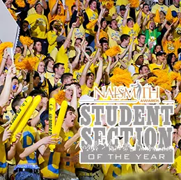QU Spirit Groups' Bobcat Den Named 2014 Naismith Student Section Of The Year For The MAAC Image