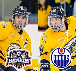 Connor and Kellen Jones Sign with Oklahoma City Barons Image