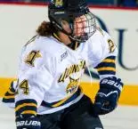 QU Women's Ice Hockey's Nicole Connery and Taylar Cianfarano Lead Bobcats To 8-0 Win Against Team China Image