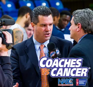 QU Men's Basketball Coaching Staff to participate in 2015 Coaches vs. Cancer Suits & Sneakers Image