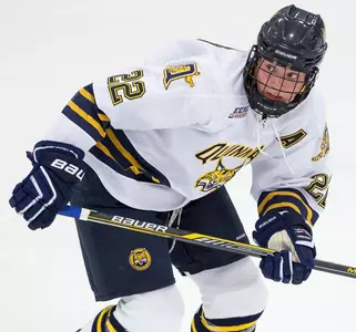 Shiann Darkangelo Records 100th Career Point in No. 5/5 QU Women's Ice Hockey's 2-1 Overtime Loss to No. 4/4 Harvard Image