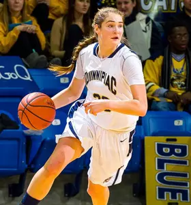 QU Women's Basketball Staves Off Marist, 80-62; Bobcats Clinch First Round Bye in MAAC Tournament Image