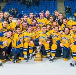 No. 11 Quinnipiac Men's Ice Hockey Clinches Cleary Cup With 2-2 Tie Against Brown Image