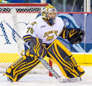 Chelsea Laden Secures ECAC Women's Hockey Single-Season Shutout Record, 50th Career Victory in 7-0 Rout of Princeton Image