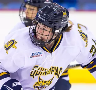 No. 3 Seed QU Women's Ice Hockey Advances to ECAC Hockey Semifinals with 2-0 Shutout and Sweep of No. 6 Seed Princeton Image