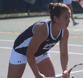 Sydney Young and Rachel Horton Win in Doubles but QU Women's Tennis Falls to UMass, 7-0 Image