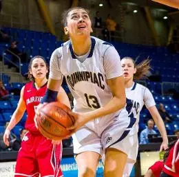 Shewan, Ramos and Fabbri All Notch Career-Highs as QU Women's Basketball Cruises Past Rider, 96-54 Image