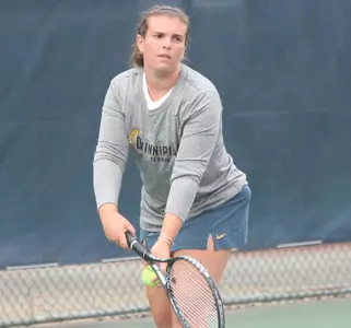 Sydney Young and Ariana Launie Win Singles Matches, QU Women's Tennis Defeated by Evansville, 5-2 Image
