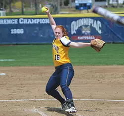 QU Softball Drops Games to Purdue and Northern Illinois on Saturday in USF Classic Image