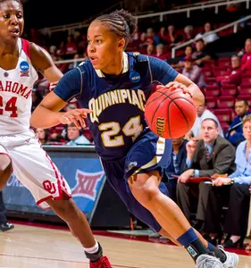 QU Women's Basketball Falls in First Round of NCAA Tournament; Bobcats Defeated by No. 5 Oklahoma, 111-84 Image