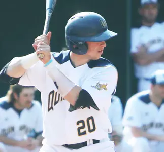 QU Baseball Downs Yale, 11-3; Oestreicher Belts Grand Slam in the Win Image
