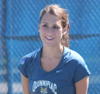QU Women's Tennis Splits Doubleheader on Monday, Defeats Hampton, 6-1, and Falls to Valparaiso, 6-1 Image
