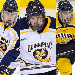 Soren Jonzzon Named Quinnipiac Men's Ice Hockey Captain For 2015-16 Season; Travis St. Denis & Sam Anas Named Assistant Captains Image
