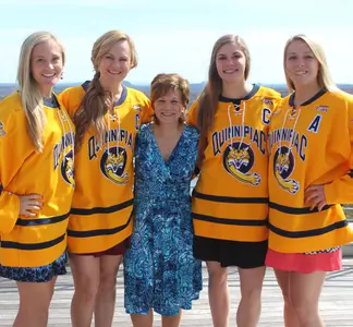 QU Women's Ice Hockey Announces Team Accolades at 2014-15 Awards Banquet Image