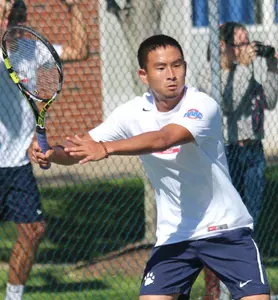 Eric Ambrosio Moves Into Third All-Time in Program History With 123 Wins in QU Men's Tennis 6-1 Victory Over Fairfield Image