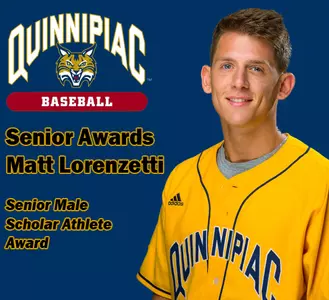 Matthew Lorenzetti Named Quinnipiac Senior Male Scholar Athlete Image