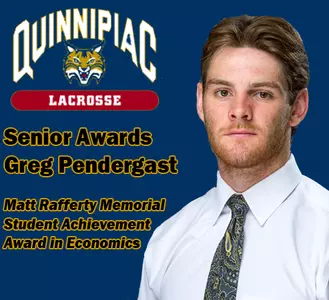 Greg Pendergast Earns Matt Rafferty Memorial Student Achievement Award in Economics Image