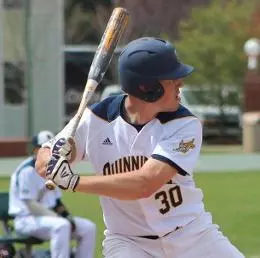 QU Baseball Tops Rider, 9-7, Behind Two-Homer Day From Freshman Ben Gibson Image