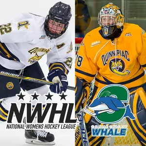 Former Quinnipiac Women's Ice Hockey Players Chelsea Laden and Shiann Darkangelo Sign Professional Contracts with Connecticut Whale Image