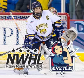 Former Quinnipiac Women's Ice Hockey Co-Captain Morgan Fritz-Ward Signs with NWHL's New York Riveters Image