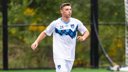 Griffin Scaglia Waits for Ball vs. Sacred Heart