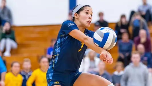 Alejandra Rodriguez Bumps the Ball vs. Manhattan